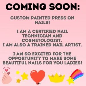 ❤ CUSTOM PRESS ON NAILS - SOON